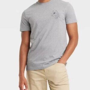Goodfellow & Co Gray Short Sleeve Tee with Crew Neck - XL